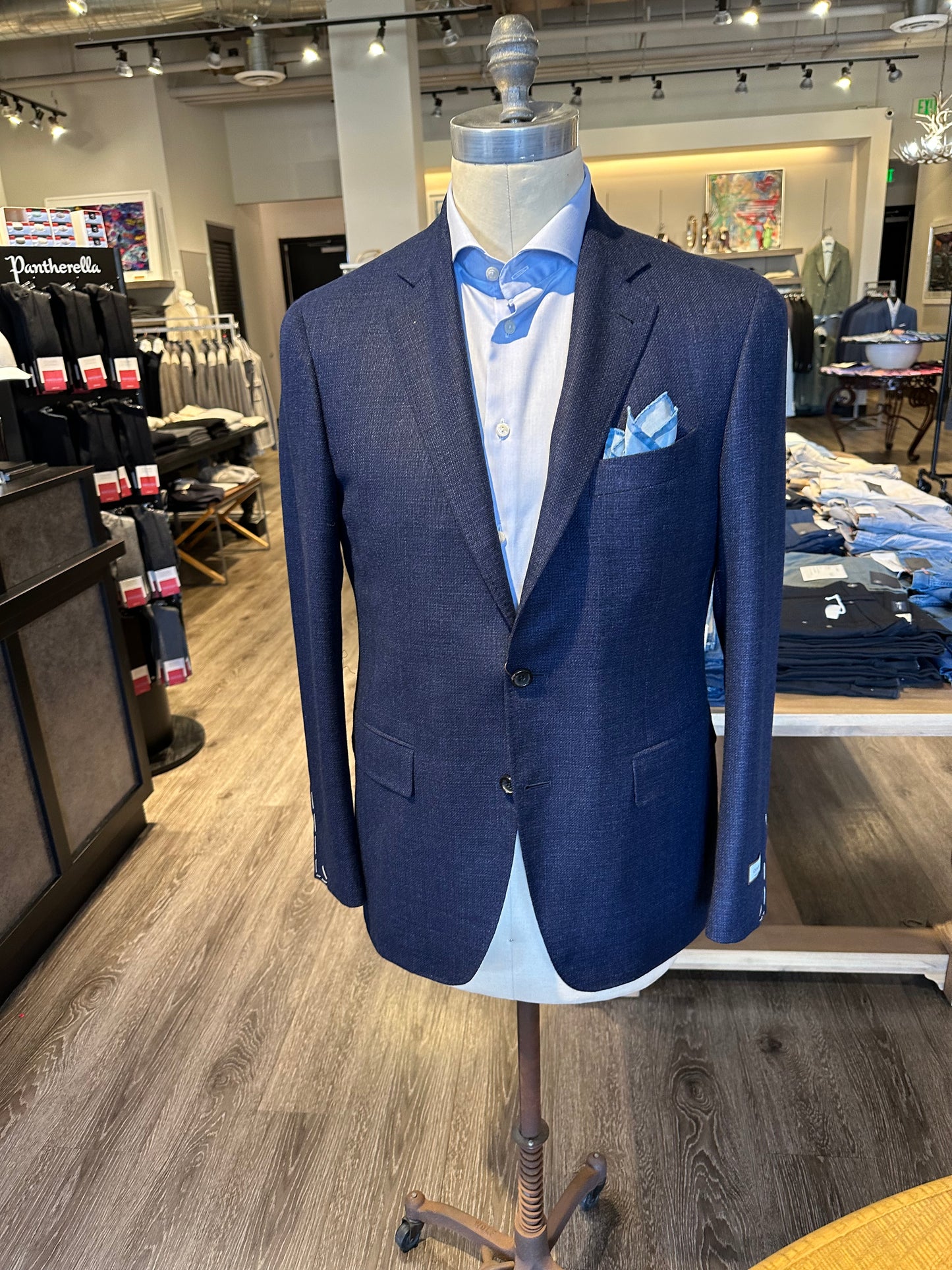 Canali 100% Wool Blue Sport Coat CU01158/308 Blue