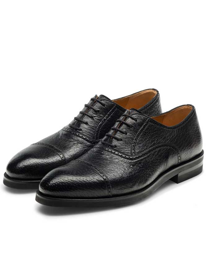 Magnanni Peccary Leather Cap Toe  Shoe Ica