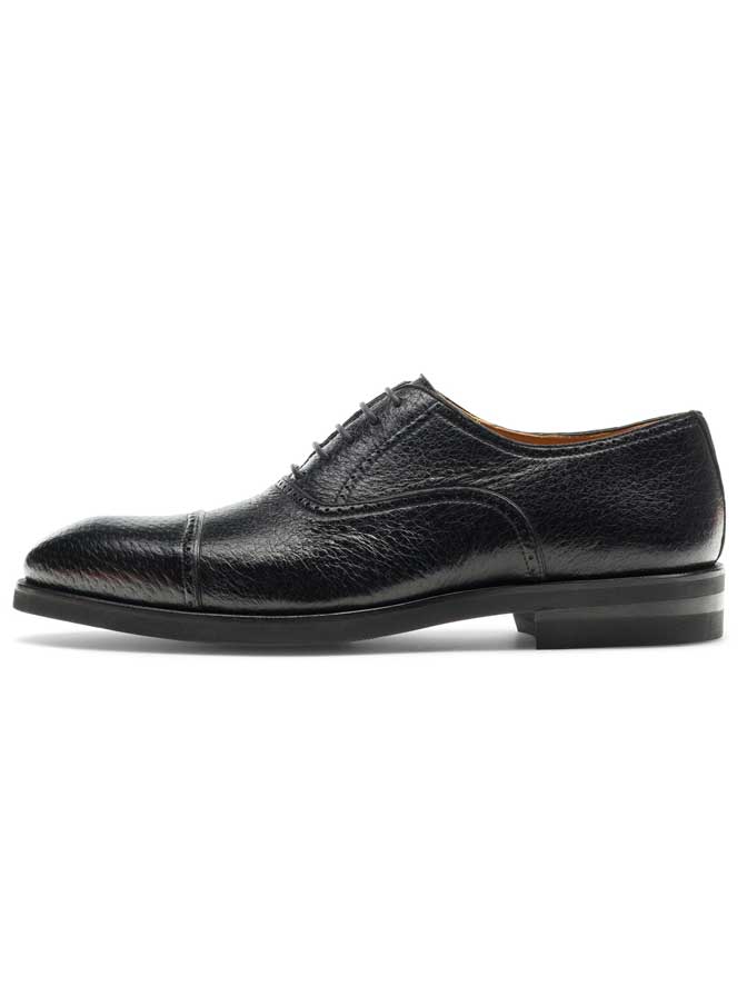 magnanni dress shoes Magnanni Peccary Leather Cap Toe Shoe Ica – Carriere Menswear