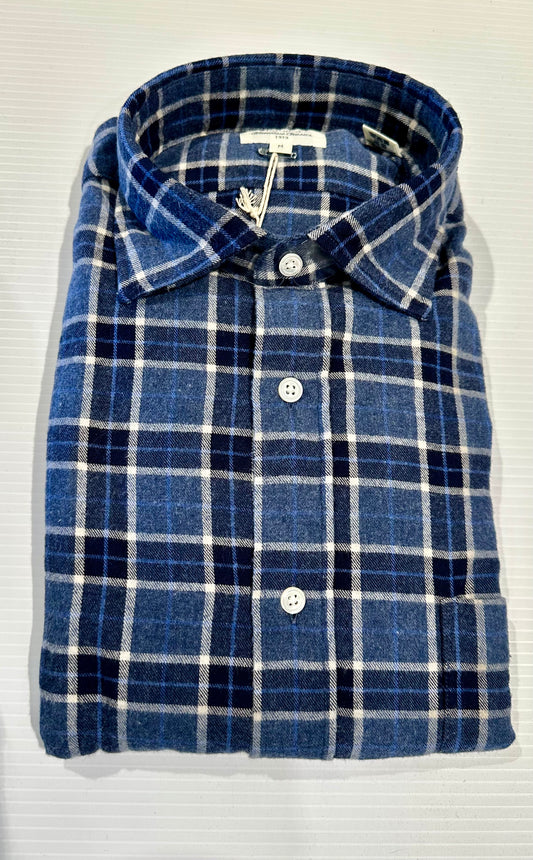 Hartford L.S Sport Shirt BE11019 02-Blue