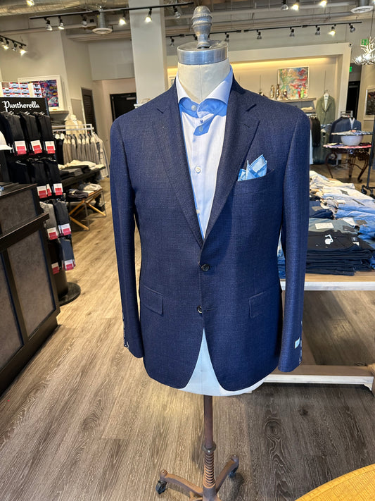 Canali 100% Wool Blue Sport Coat CU01158/308 Blue